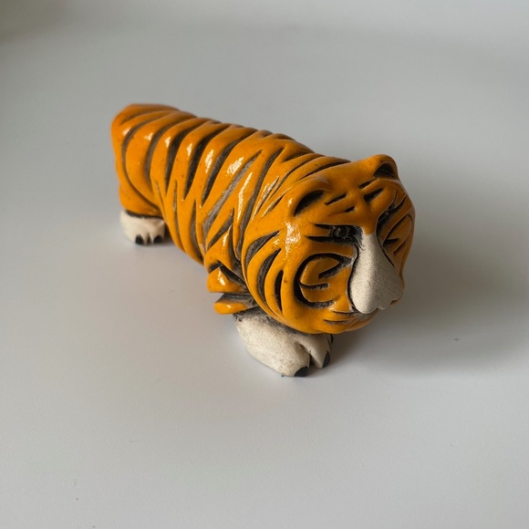 Artesania Rinconada Tiger Figurine Collectible 1990s Vintage - Picture 9 of 9